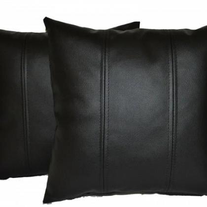 Genuine Lambskin Leather Cushion Pillow Cover Sofa..